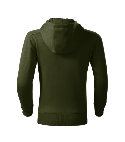 Trendy Zipper Felső gyerek military 