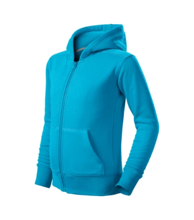 Trendy Zipper Felső gyerek türkiz 