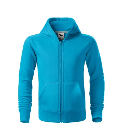 Trendy Zipper Felső gyerek türkiz 