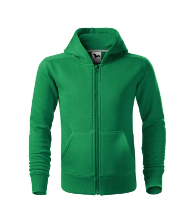 Trendy Zipper Felső gyerek fűzöld 