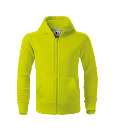Trendy Zipper Felső gyerek lime 
