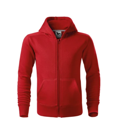 Trendy Zipper Felső gyerek piros 