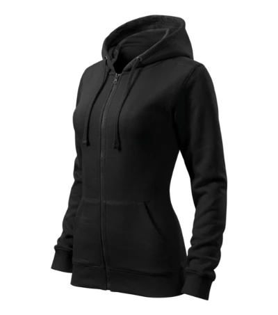 Trendy Zipper Felső női fekete 