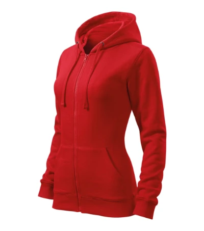 Trendy Zipper Felső női piros 
