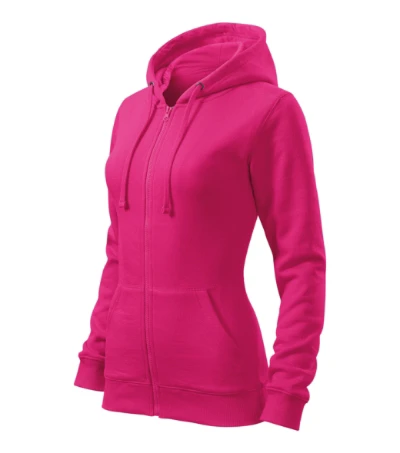 Trendy Zipper Felső női bíborszín 
