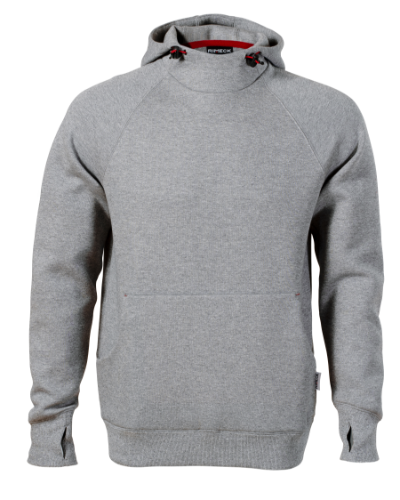 Vertex Hoodie Felső férfi sötétszürke melírozott 