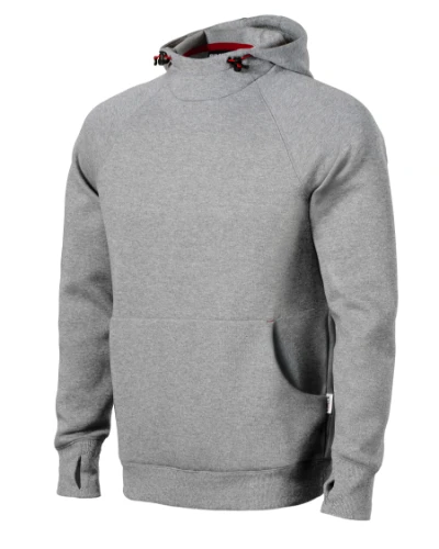 Vertex Hoodie Felső férfi sötétszürke melírozott 