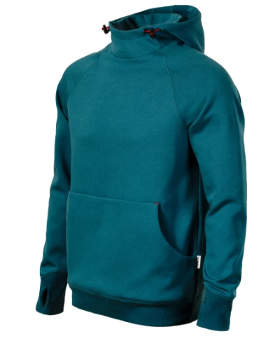 Vertex Hoodie Felső férfi petrol kék 