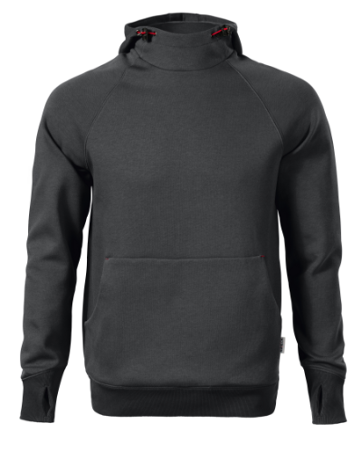 Vertex Hoodie Felső férfi ébenszürke 