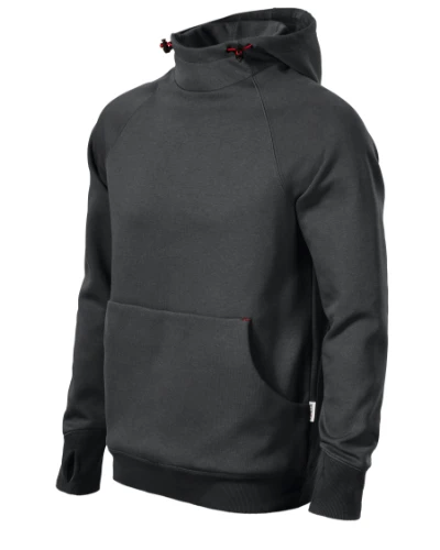 Vertex Hoodie Felső férfi ébenszürke 