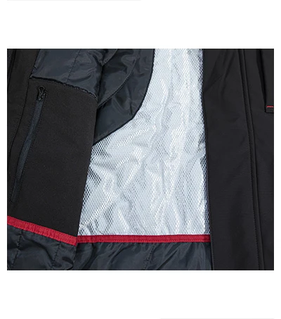 Vertex Téli softshell kabát férfi fekete 
