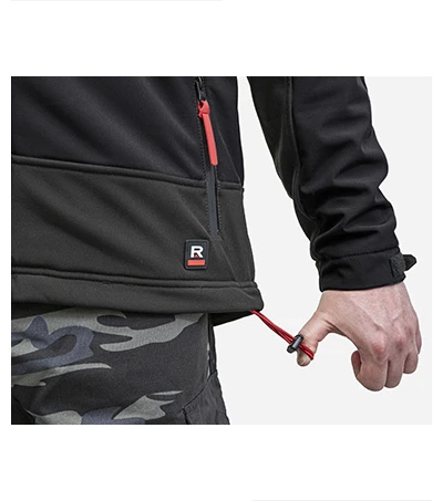 Vertex Téli softshell kabát férfi fekete 