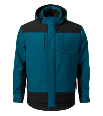 Vertex Téli softshell kabát férfi petrol kék 
