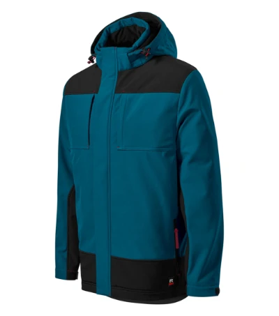 Vertex Téli softshell kabát férfi petrol kék 