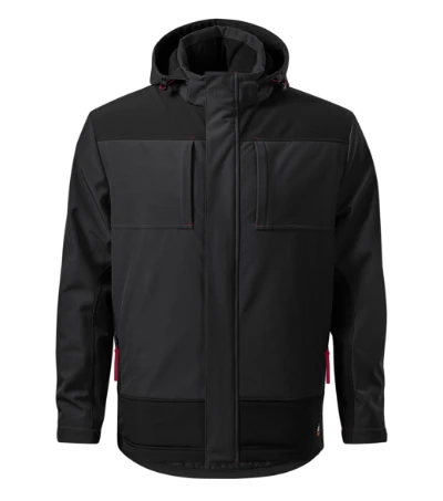 Vertex Téli softshell kabát férfi ébenszürke 
