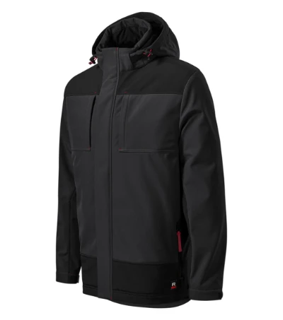 Vertex Téli softshell kabát férfi ébenszürke 