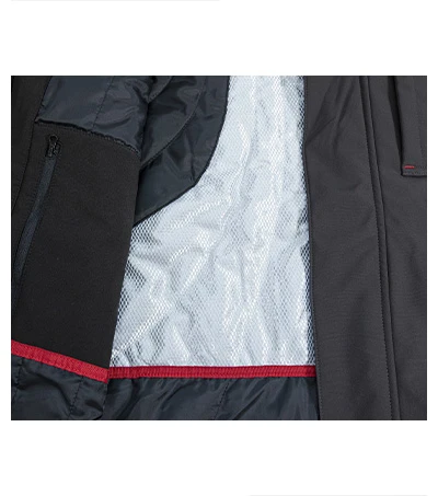 Vertex Téli softshell kabát férfi ébenszürke 