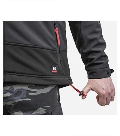 Vertex Téli softshell kabát férfi ébenszürke 