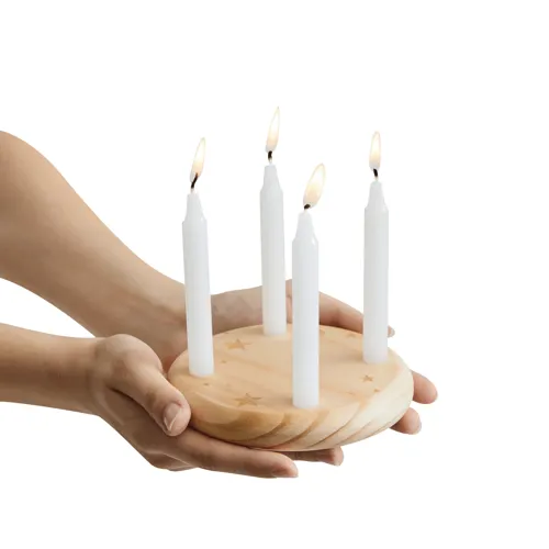 4-CHRISTMAS - kis fa adventi koszorú  