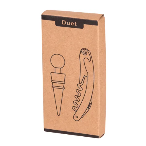 DUET - boros készlet fekete kartondobozban