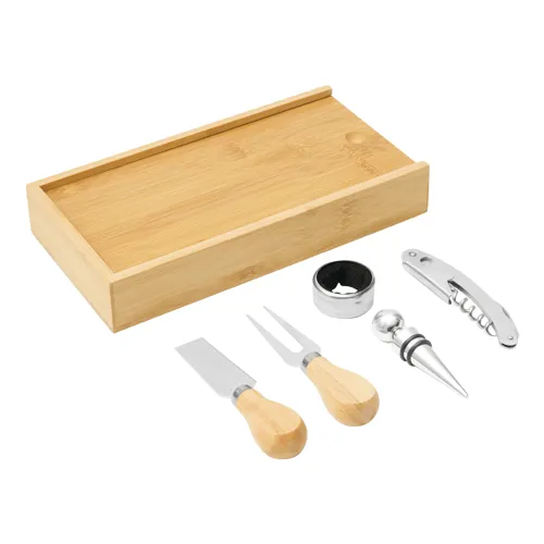 BAMBOO WINE - boros és sajt készlet