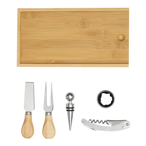 BAMBOO WINE - boros és sajt készlet