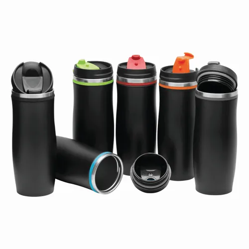 DARK CREMA - duplafalú termosz bögre