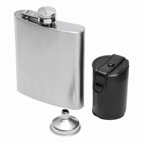 GENTLEMAN - rozsdamentes acél laposüveg szett