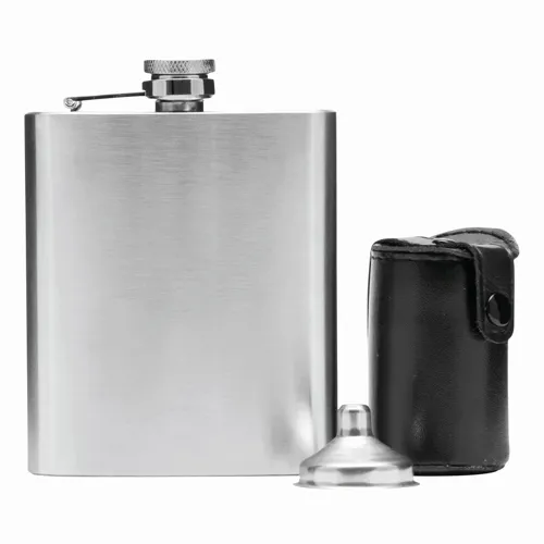 GENTLEMAN - rozsdamentes acél laposüveg szett