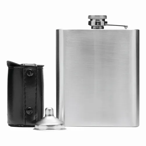 GENTLEMAN - rozsdamentes acél laposüveg szett