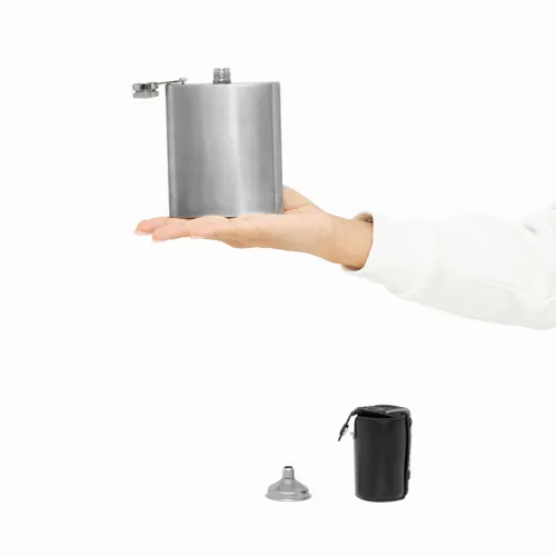 GENTLEMAN - rozsdamentes acél laposüveg szett