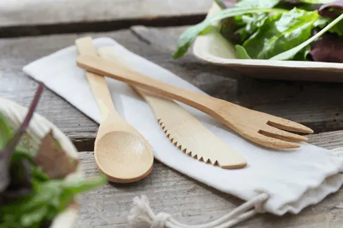 NATURAL TRIP - bambusz konyhai evőeszköz készlet