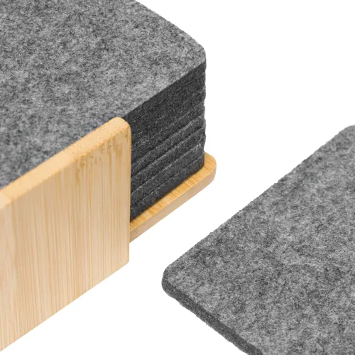 ECO BASE - poháralátét készlet nemezből