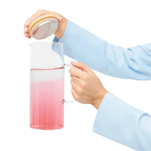 BAMBOO PITCHER - üvegkancsó