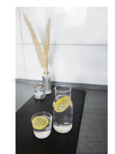 CALMY - üvegkancsó pohárral