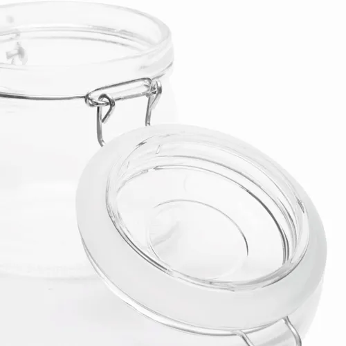 CLICKY M - üveg tárolóedény hintafedéllel, kapacitása kb. 500 ml