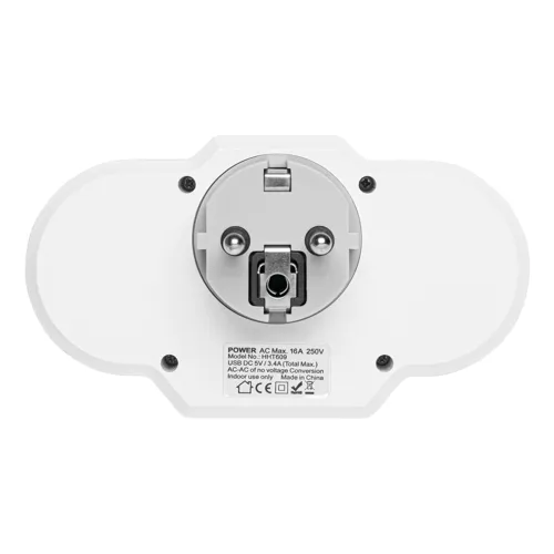 ENDLESS POWER NIGHT - USB-s hálózati töltő adapter éjszakai fénnyel