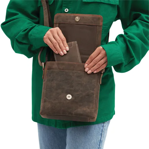 WILDERNESS - valódi bőr oldaltáska