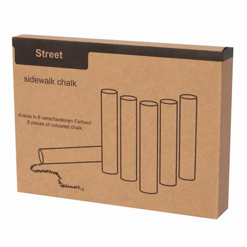 STREET - 6 darabos színes aszfaltkréta