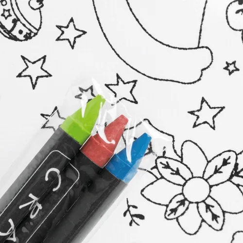 COLOURFUL SANTA - kiszínezhető zsinóros tornazsák