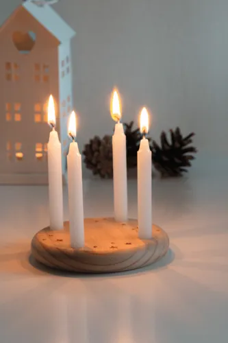 4-CHRISTMAS - kis fa adventi koszorú