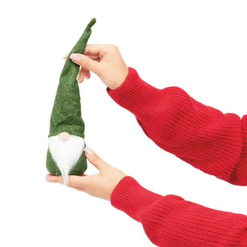 HANS - nemez karácsonyi törpe kalappal