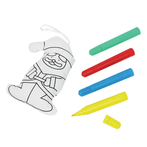 BEAUTIFUL PAINT - kiszínezhető télapó figura