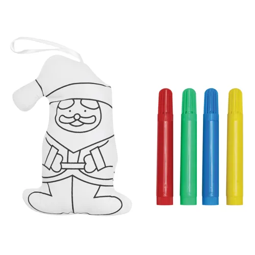 BEAUTIFUL PAINT - kiszínezhető télapó figura