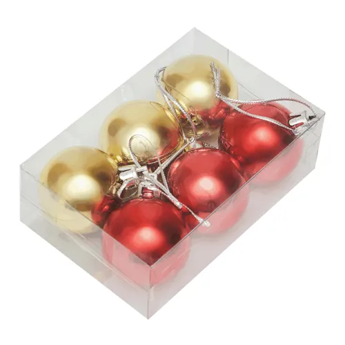 XMAS LINE - Karácsonyi gömb dísz szett