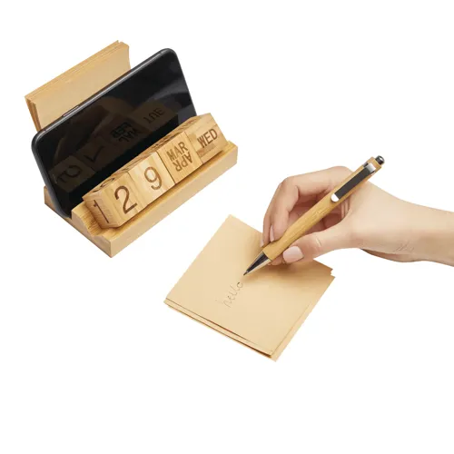 PERPETUAL - bambusz jegyzettartó