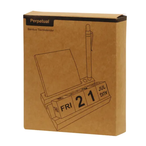 PERPETUAL - bambusz jegyzettartó