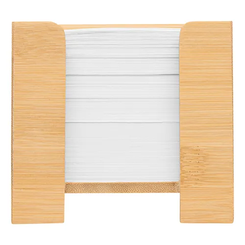 NEVER FORGET BAMBOO - kocka alakú jegyzettömb