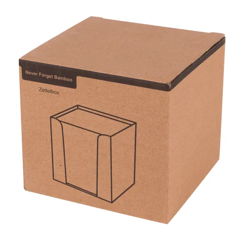 NEVER FORGET BAMBOO - kocka alakú jegyzettömb