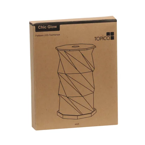 CHIC GLOW - összecsukható / kinyitható LED asztali lámpa